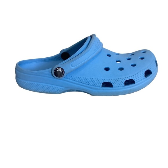 Crocs Women's size 7 Blue water sandal shoe men’s size 5 clog casual slip on - Picture 8 of 9